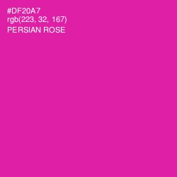 #DF20A7 - Persian Rose Color Image
